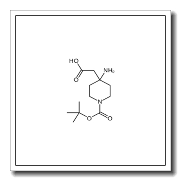 2-(4-氨基-1-(叔丁氧基羰基)哌啶-4-基)乙酸