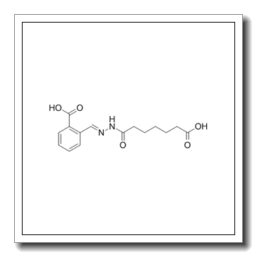 2-{(E)-[(6-Carboxyhexanoyl)hydrazono]methyl}benzoic acid CAS 1160927-48-9