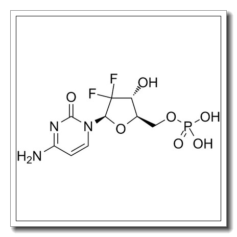 [(2R,3R,5R)-5-(4-amino-2-oxopyrimidin-1-yl)-4,4-difluoro-3-hydroxyoxolan-2-yl]methyl dihydrogen phosphate,formic acid CAS 116371-67-6 