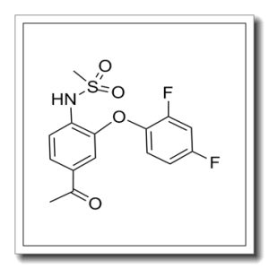 N-[4-乙酰基-2-(2,4-二氟苯氧基)苯基]-甲烷磺酰胺
