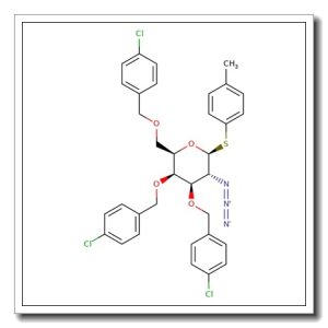 4-Methylphenyl 2-azido-3,4,6-tri-O-(4-chlorobenzyl)-2-deoxy-b-D-thiogalactopyranoside