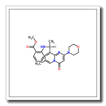 Methyl 2-({(1S)-1-[7-methyl-2-(4-morpholinyl)-4-oxo-4H-pyrido[1,2-a]pyrimidin-9-yl]ethyl}amino)benzoate CAS 1173900-38-3