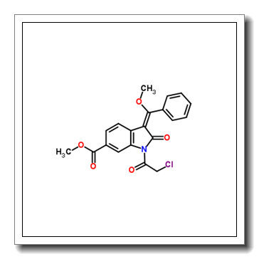Methyl (3E)-1-(chloroacetyl)-3-[methoxy(phenyl)methylene]-2-oxo-6-indolinecarboxylate CAS 1174335-83-1