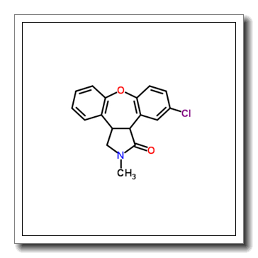 11-Chloro-2-methyl-2,3,3a,12b-tetrahydro-1H-dibenzo[2,3:6,7]oxepino[4,5-c]pyrrol-1-one CAS 1180843-77-9
