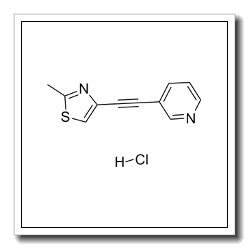 2-methyl-4-(2-pyridin-3-ylethynyl)-1,3-thiazole,hydrochloride CAS 1186195-60-7