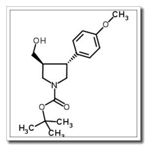 tert-Butyl (3S,4R)-3-(hydroxymethyl)-4-(4-methoxyphenyl)pyrrolidine-1-carboxylate