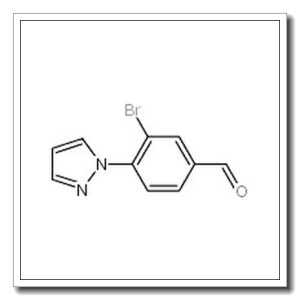 3-溴-4-(1-吡唑基)苯甲醛
