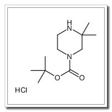 2-Methyl-2-propanyl 3,3-dimethyl-1-piperazinecarboxylate hydrochl oride (1:1) CAS 1187931-03-8 