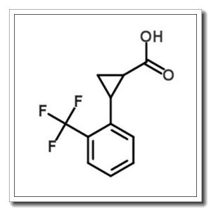 2-[2-(Trifluoromethyl)phenyl]cyclopropanecarboxylic acid