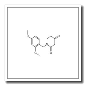 1-[(2,4-dimethoxyphenyl)methyl]piperidine-2,4-dione