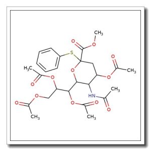 Methyl 5-acetamido-4,7,8,9-tetra-O-acetyl-3,5-dideoxy-2-thiophenyl-D-glycero-a-D-galacto-2-nonulopyranosylonate