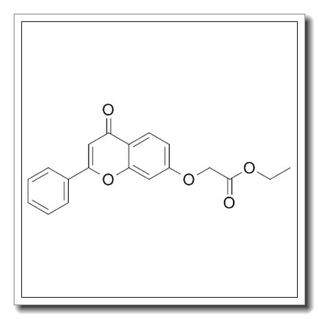 ethyl 2-(4-oxo-2-phenylchromen-7-yl)oxyacetate CAS 119-41-5 
