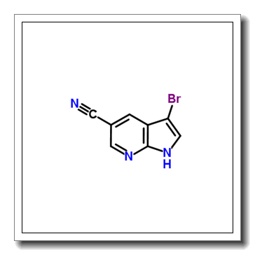 3-bromo-1H-pyrrolo[2,3-b]pyridine-5-carbonitrile CAS 1190309-69-3