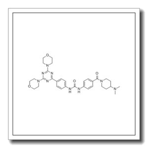 N-[4-[[4-(二甲基氨基)-1-哌啶基]羰基]苯基]-N’-[4-[4,6-二(4-吗啉基)-1,3,5-三嗪-2-基]苯基]脲
