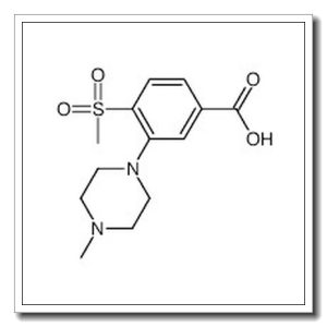 3-(4-甲基-1-哌嗪基)-4-甲砜基苯甲酸