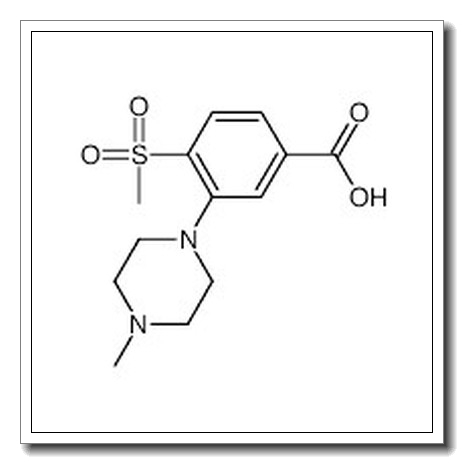 3-(4-甲基-1-哌嗪基)-4-甲砜基苯甲酸