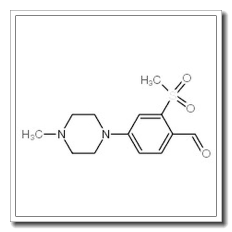 4-(4-methylpiperazin-1-yl)-2-methylsulfonylbenzaldehyde CAS 1197193-26-2 