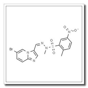 (E)-N-((6-溴咪唑并[1,2-A]吡啶-3-基)亚甲基)-N,2-二甲基-5-NITROBENZENESULFONOHYDRAZIDE