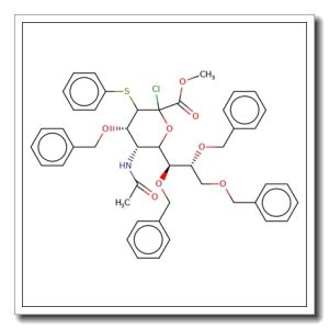 Methyl 5-acetamido-4,7,8,9-tetra-O-benzyl-2-chloro-2,3,5-trideoxy-3-phenylthio-D-erytho-b-L-gluco-2-nonulopyranosonate