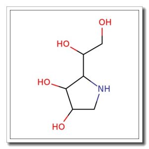 (2S, 3S, 4R) -2- [(1R) – 1, 2-Dihydroxyethyl] -3, 4- pyrrolidinediol