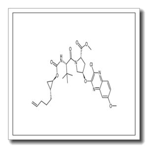 (2S,4R)-methyl 4-((3-chloro-7-methoxyquinoxalin-2-yl)oxy)-1-((S)-3,3-dimethyl-2-((((1R,2R)-2-(pent-4-en-1-yl)cyclopropoxy)carbonyl)amino)butanoyl)pyrrolidine-2-carboxylate
