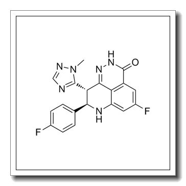 (8R,9S)-5-fluoro-8-(4-fluorophenyl)-9-(1-methyl-1H-1,2,4-triazol-5-yl)-8,9-dihydro-2H-pyrido[4,3 ,2-de] phthalazin-3(7H)-one CAS 1207456-00-5