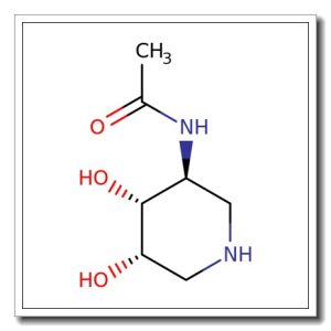 2-Acetamido-2-deoxy-D-lyxojirimycin