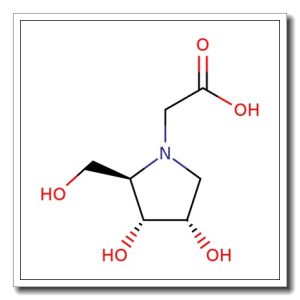 (2R, 3R, 4R) -3, 4- Dihydroxy- 2- (hydroxymethyl) – 1- pyrrolidineacetic acid