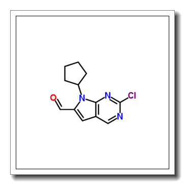 2-Chloro-7-cyclopentyl-7H-pyrrolo[2,3-d]pyrimidine-6-carbaldehyde
