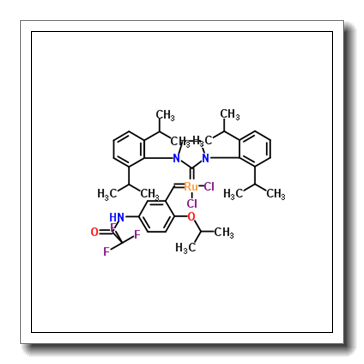 [1,3-Bis(2,6-diisopropylphenyl)-2-imidazolidinylidene](dichloro){ 2-isopropoxy-5-[(trifluoroacetyl)amino]benzylidene}ruthenium CAS 1212008-99-5
