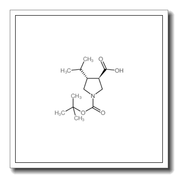 Boc-(+/-)-trans-4-异丙基-吡咯-3-羧酸