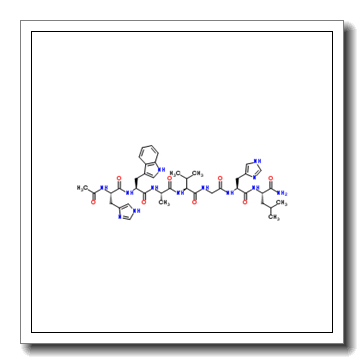 N-Acetyl-L-histidyl-L-tryptophyl-L-alanyl-L-valylglycyl-L-histidyl-L-leucinamide CAS 121432-21-1