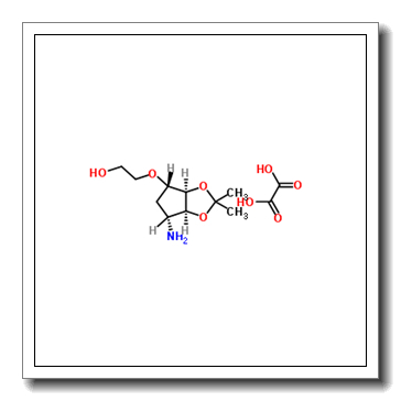 2-(((3aR,4S,6R,6aS)-6-Amino-2,2-dimethyltetrahydro-3aH-cyclopenta[d][1,3]dioxol-4-yl)oxy)ethanol oxalate CAS 1215268-15-7