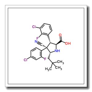(3R,4S,5R)-3-(3-Chloro-2-fluorophenyl)-4-(4-chloro-2-fluorophenyl)-4-cyano-5-(2,2-dimethylpropyl)-L-proline