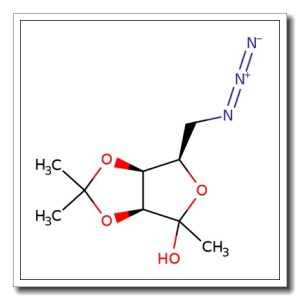 6-Azido-1,6-dideoxy-3,4-O-isopropylidene-D-lyxo-2-hexulofuranose