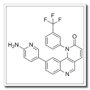 9-(6-氨基-3-吡啶基)-1-[3-(三氟甲基)苯基]苯并[H]-1,6-萘啶-2(1H)-酮