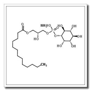 (2R)-2-Hydroxy-3-[(hydroxy{[(1R,2S,3R,4R,5S,6S)-2,3,4,5,6-pentahydroxycyclohexyl]oxy}phosphoryl)oxy]propyl tridecanoate ammoniate (1:1)
