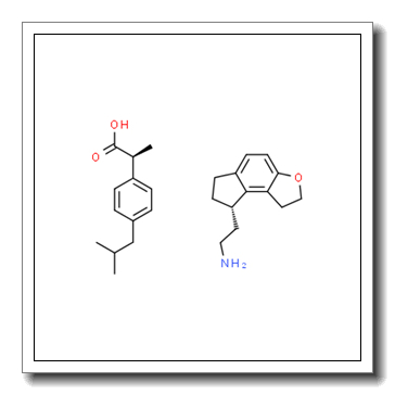 Benzeneacetic acid, α-methyl-4-(2-methylpropyl)-, (αS)-, compd. with (8S)-1,6,7,8-tetrahydro-2H-indeno[5,4-b]furan-8-ethanamine (1:1) CAS 1227056-68-9