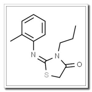 (Z)-3-丙基-2-(邻甲苯基亚氨基)噻唑烷-4-酮