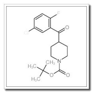 tert-Butyl 4-(5-chloro-2-fluorobenzoyl)-piperidine-1-carboxylate