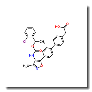 {4'-[4-({[1-(2-Chlorophenyl)ethoxy]carbonyl}amino)-3-methyl-1,2-oxazol-5-yl]-4-biphenylyl}acetic acid CAS 1228689-85-7