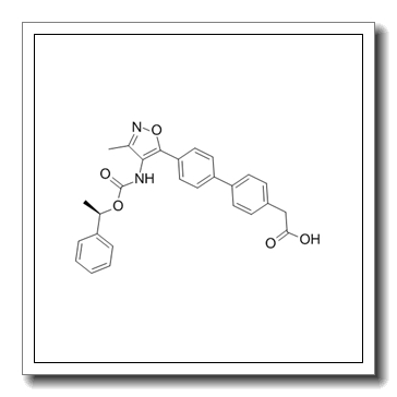 2-[4-[4-[3-methyl-4-[[(1R)-1-phenylethoxy]carbonylamino]-1,2-oxazol-5-yl]phenyl]phenyl]acetic acid CAS 1228690-36-5