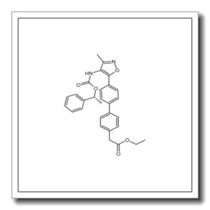 (4′-(3-methyl-4-((R)-1-phenyl-ethoxycarbonylamino)-isoxazol-5-yl)-biphenyl-4-yl)-acetic acid ethyl ester