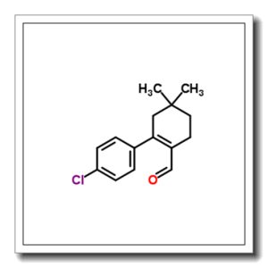 2-(4-氯苯基)-4,4-二甲基-1-环己烯-1-甲醛