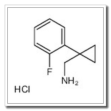 [1-(2-fluorophenyl)cyclopropyl]methanamine,hydrochloride