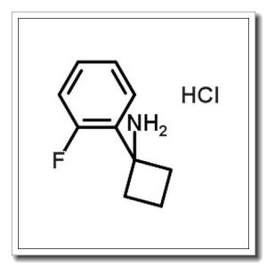 1-(2-Fluorophenyl)cyclobutanamine hydrochloride (1:1)