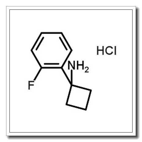 1-(2-Fluorophenyl)cyclobutanamine hydrochloride (1:1)