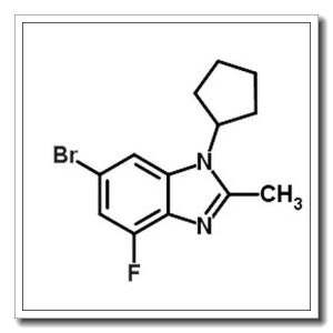 6-Bromo-1-cyclopentyl-4-fluoro-2-methyl-1H-benzimidazole