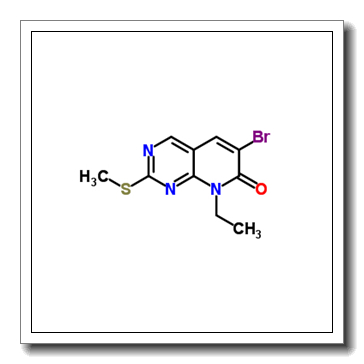 6-Bromo-8-ethyl-2-(methylsulfanyl)pyrido[2,3-d]pyrimidin-7(8H)-one CAS 1232030-55-5