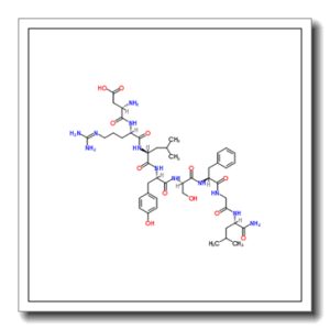 L-α-Aspartyl-N5-(diaminomethylene)-L-ornithyl-L-leucyl-L-tyrosyl-L-seryl-L-phenylalanylglycyl-L-leucinamide
